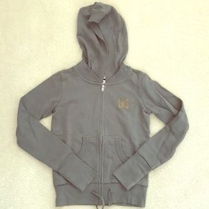 DC Hoodie w/Design on back, Juniors XS